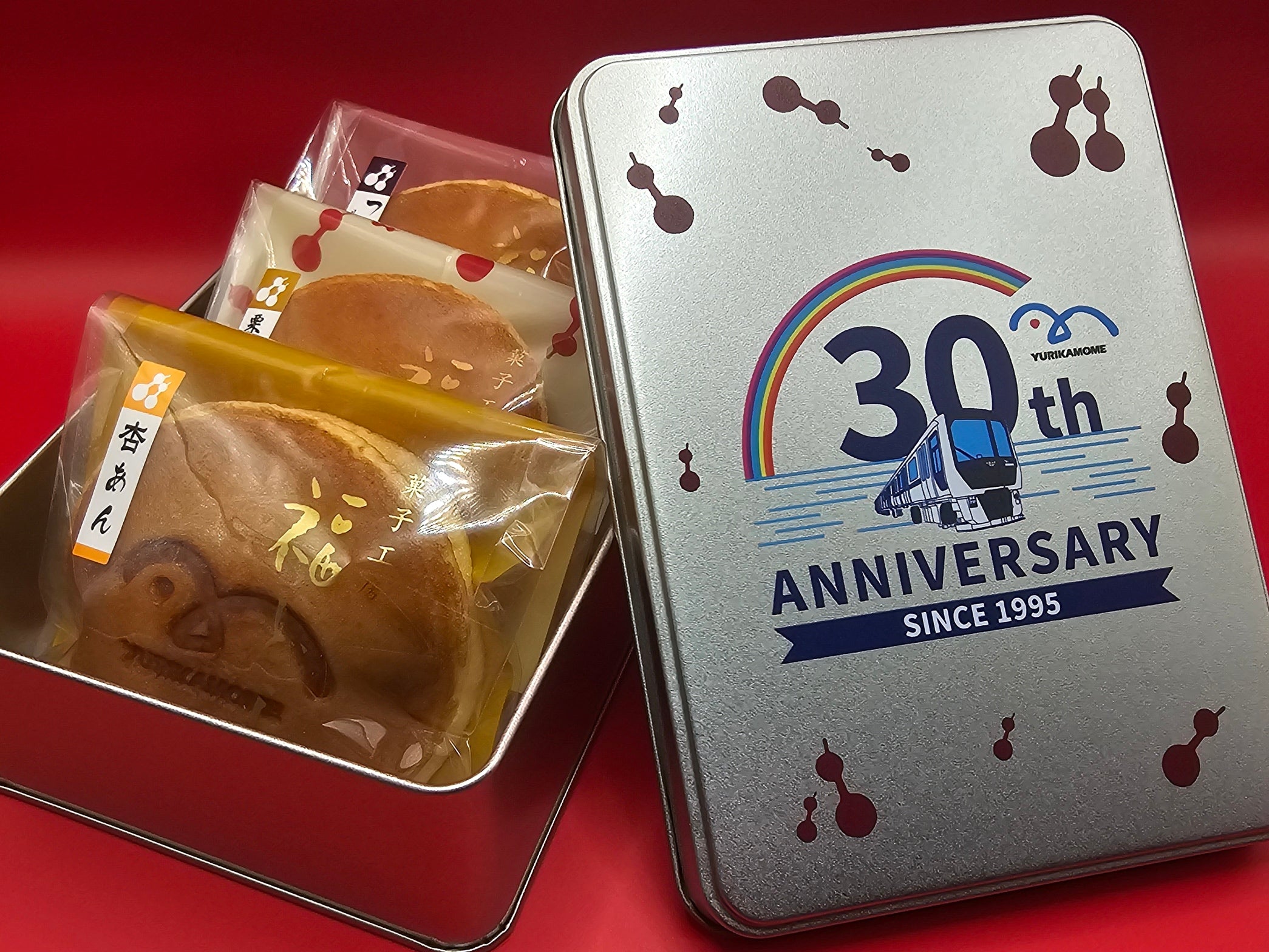 ゆりかもめ30周年記念どら焼き※限定記念缶入り -常温- – 福どら
